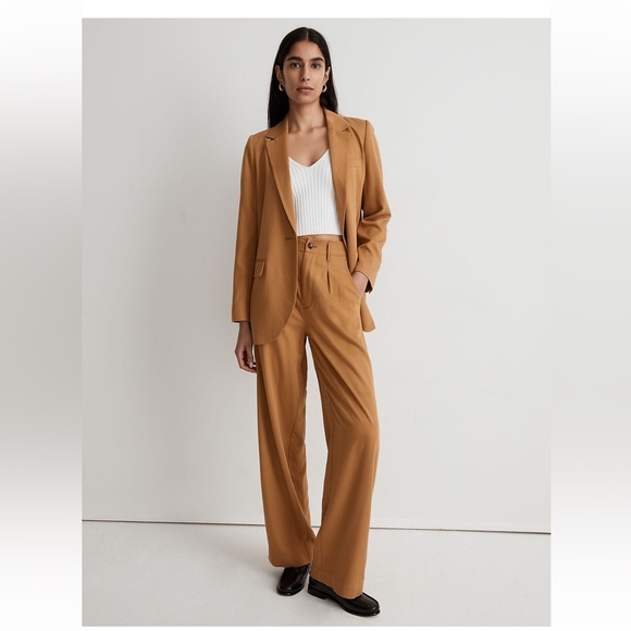 Madewell Neale Straight Leg / Wide Leg Trouser - Picture 2 of 9